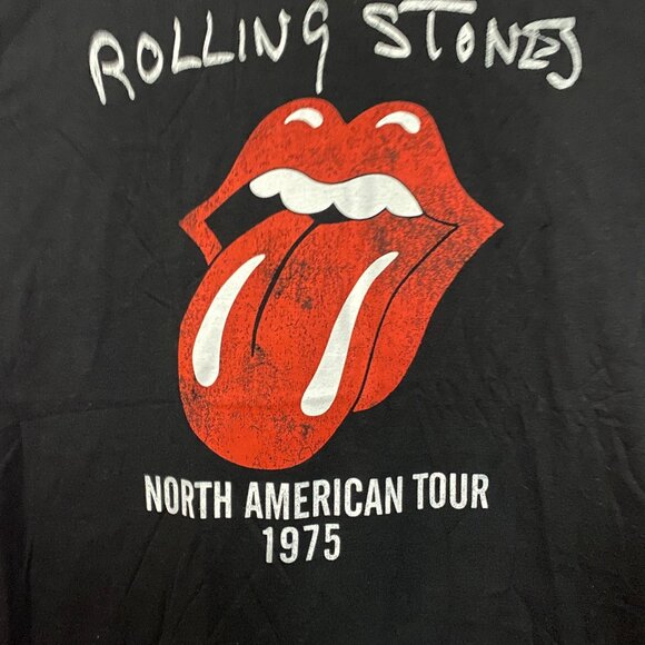 The Rolling Stones Hot Lips North American Tour 1975 T-Shirt Large - Picture 2 of 4